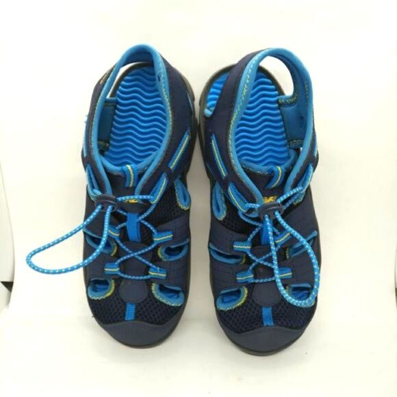 New Balance Adirondack Sandals‎ Youth Size 5 Blue Grey Outdoors Cushioned - Picture 6 of 8